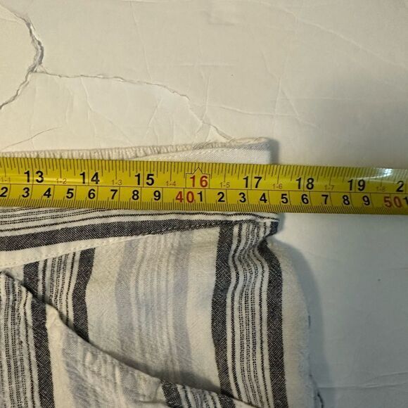 Striped Linen Pants Large with pockets‎ - Picture 5 of 6